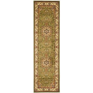 Lyndhurst Collection Sage/ Ivory Indoor/outdoor Runner (23 X 14) (GreenPattern: OrientalMeasures 0.375 inch thickTip: We recommend the use of a non skid pad to keep the rug in place on smooth surfaces.All rug sizes are approximate. Due to the difference o