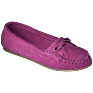 Womens Mossimo Supply Co. Genuine Suede Lark Moccasin   Pink 8