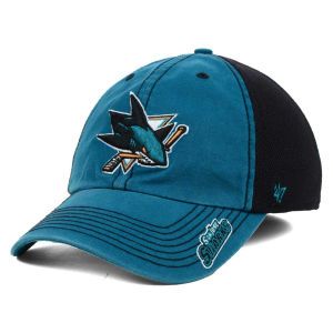 San Jose Sharks 47 Brand NHL Ripley Flex Cap