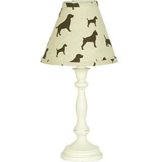 COTTON TALES Cotton Tale Houndstooth Lamp, Tan/Brown