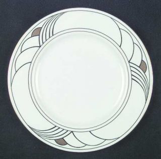Lenox China Snowdrift Gold Accent Luncheon Plate, Fine China Dinnerware   Carved
