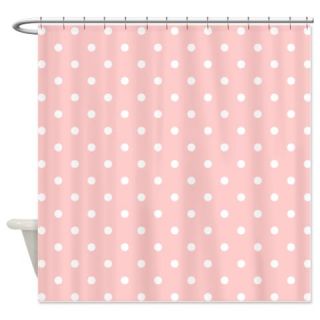 CafePress Pale Pink Dot Pattern. Shower Curtain Free Shipping! Use code FREECART at Checkout!