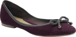 Womens Sperry Top Sider Maya   Wine/Dark Brown Suede Ornamented Shoes