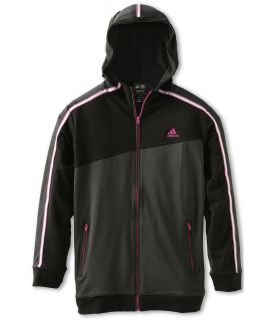 adidas Golf Kids ClimaLite Range Wear Heather Hoodie Girls Sweatshirt (Black)