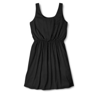 Merona Womens Easy Waist Knit Tank Dress   Black   XS