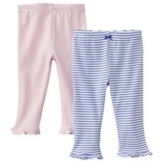 Just One YouMade by Carters Newborn Girls 2 Pack Pant   Pink 3 M
