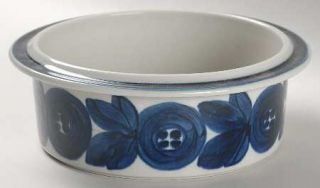 Arabia of Finland Anemone Blue 7 Round Vegetable Bowl, Fine China Dinnerware  