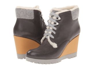Cole Haan Henson Bootie WP Womens Dress Lace up Boots (Gray)