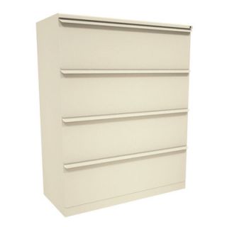 Marvel Office Furniture Zapf Four Drawer Lateral File ZSLF442_T/MSCW42 Color: