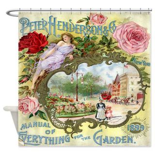  Vintage Floral Seeds Shower Curtain  Use code FREECART at Checkout