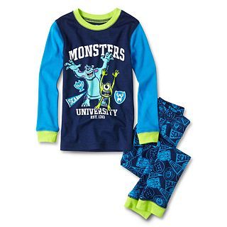 Disney Monsters University 2 pc. Pajamas   Boys 2 10, Blue, Boys