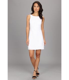 kensie Sparkle Lace Dress Womens Dress (White)