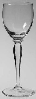 Belfor Optic Cordial Glass   Curved In Optic Bowl, Wafer Stem
