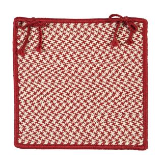 Colonial Mills Outdoor Houndstooth Tweed Chair Pad   15 x 15 in.   Set of 4  
