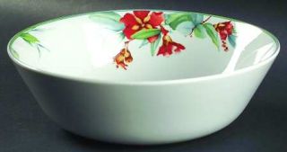 Christopher Stuart Portico 9 Round Vegetable Bowl, Fine China Dinnerware   Teal