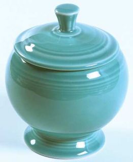 Homer Laughlin  Fiesta Turquoise (Newer) Individual Sugar Bowl & Lid, Fine China