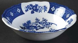 J & G Meakin Cathay Coupe Cereal Bowl, Fine China Dinnerware   Blue Panels And F