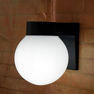 Outdoor Wall Light, 1 Light, Concise Aluminum Glass Painting
