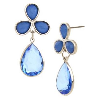 Drop Earrings   Silver/Blue