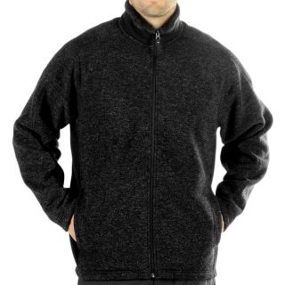ExOfficio Chugo Fleece Cardigan Sweatshirt   Zip (For Men)   BLACK (L )