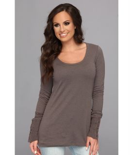 Stetson 8960 Stripe Sweater Knit Shirt Womens Sweater (Gray)