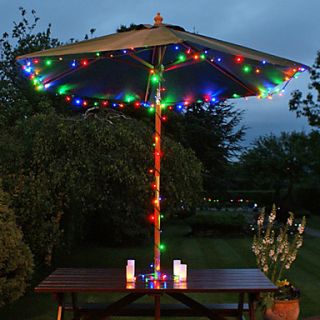 60 Colorful Outdoor Led Solar Fairy Lights Christmas Decor Lamp Gifts