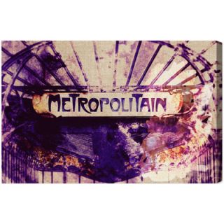 Oliver Gal Metropolitain Graphic Art on Canvas 10355_24x16/10355_36x24 Size: 