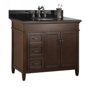 Foremost FMASGABK3722 Ashburn 37 in. x 22 in. Vanity with Left Drawers in Mahoga