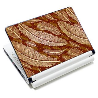 Feather Pattern Laptop Protective Skin Sticker For 10/15 Laptop 18379(15 suitable for below 15)