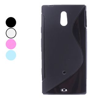 S Shape Soft TPU Case for Sony Xperia P LT22i (Assorted Colors)