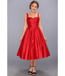 Unique Vintage Happily Ever After Dress Womens Dress (Red)
