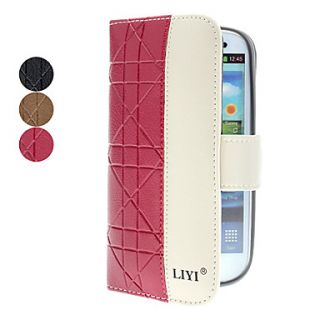 Minimalist PU Leather Full Body Case for Samsung Galaxy S3 I9300 (Assorted Colors)