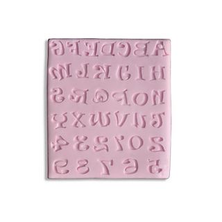 Silicone Sugarcraft Mold 26 Alphabet Letters Number(color sent randomly)