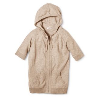 Mossimo Supply Co. Juniors Zip Hoodie Sweater   Dry Grass XXL(19)