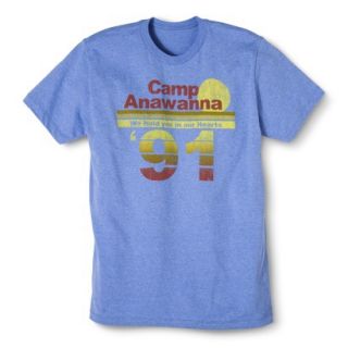 Mens Salute Your Shorts Camp Anawanna 91 Graphic Tee   Lite Blue S