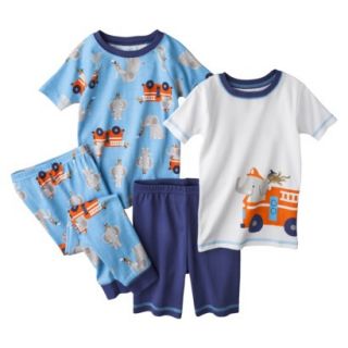 Just One You Made by Carters Infant Toddler Boys 4 Piece Short Sleeve Fire