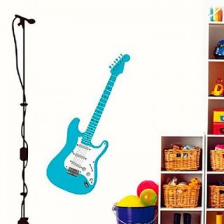Guitar Pattern DIY Adhesive Removable Wall Decal