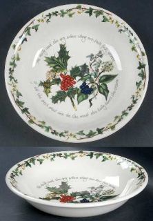 Portmeirion Holly And The Ivy, The 8 Individual Pasta Bowl, Fine China Dinnerwa
