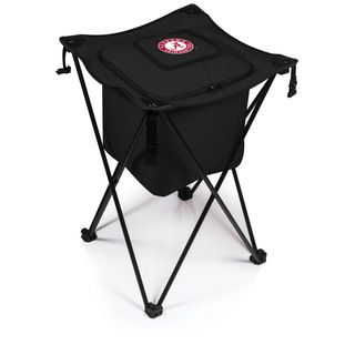 Picnic Time University Of Alabama Crimson Tide Sidekick Portable Cooler (BlackMaterials: Polyester; PVC liner and drainage spout; steel frameDimensions Opened: 18.5 inches Long x 18.5 inches Wide x 27.8 inches HighDimensions Closed: 8 inches Long x 8 inch