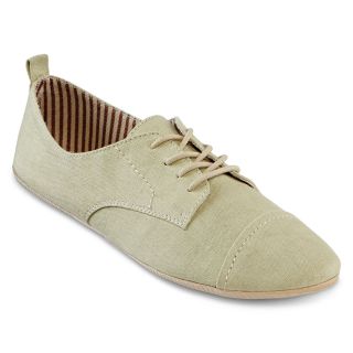 MIA girl Aweigh Lace Up Shoes, Natural Canvas, Womens