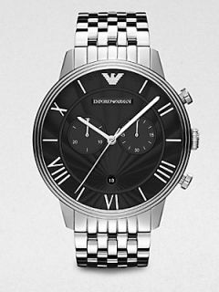 Emporio Armani Two Eye Chronograph Watch   Stainless Steel