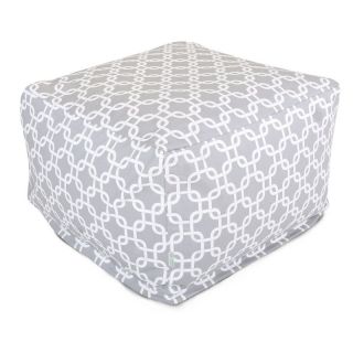 Majestic Home Goods 27 x 27 x 17 Large Outdoor Ottoman Yellow Plantation  