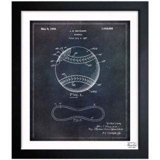 Oliver Gal Baseball 1928 Framed Graphic Art 1B00197_15x18/1B00197_26x32 Size: