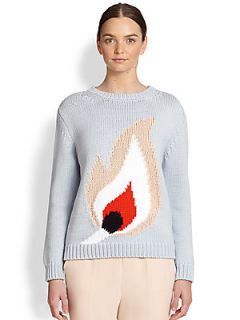 Stella McCartney Flame Sweater   Sky