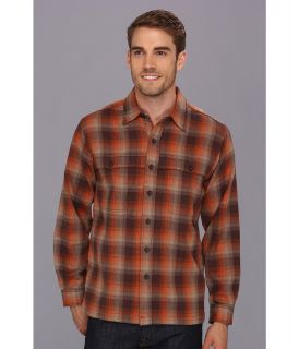 Royal Robbins Timberlodge L/S Flannel Mens Long Sleeve Button Up (Orange)