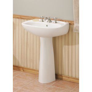 Cheviot 740 21 WH 8 Astral Pedestal Sink with 8 Faucet Drilling