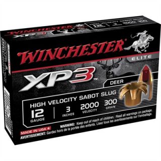 Winchester Xp3 Sabot Shotgun Slug Ammunition   Winchester Xp3 Shotshells 12ga 3   300gr Slug