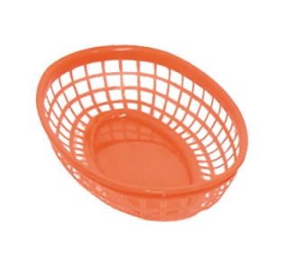 Update International Oval Fast Food Basket   9 1/2x7 Plastic, Red