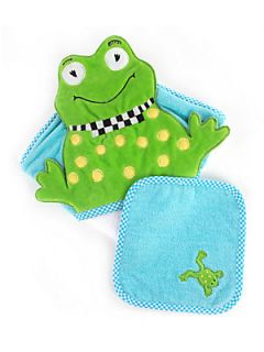 MacKenzie Childs Childrens Hooded Frog Towel   No Color