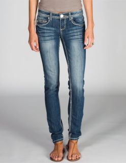 Zip Pocket Womens Skinny Jeans Dark Blast In Sizes 11, 9, 3, 5, 1